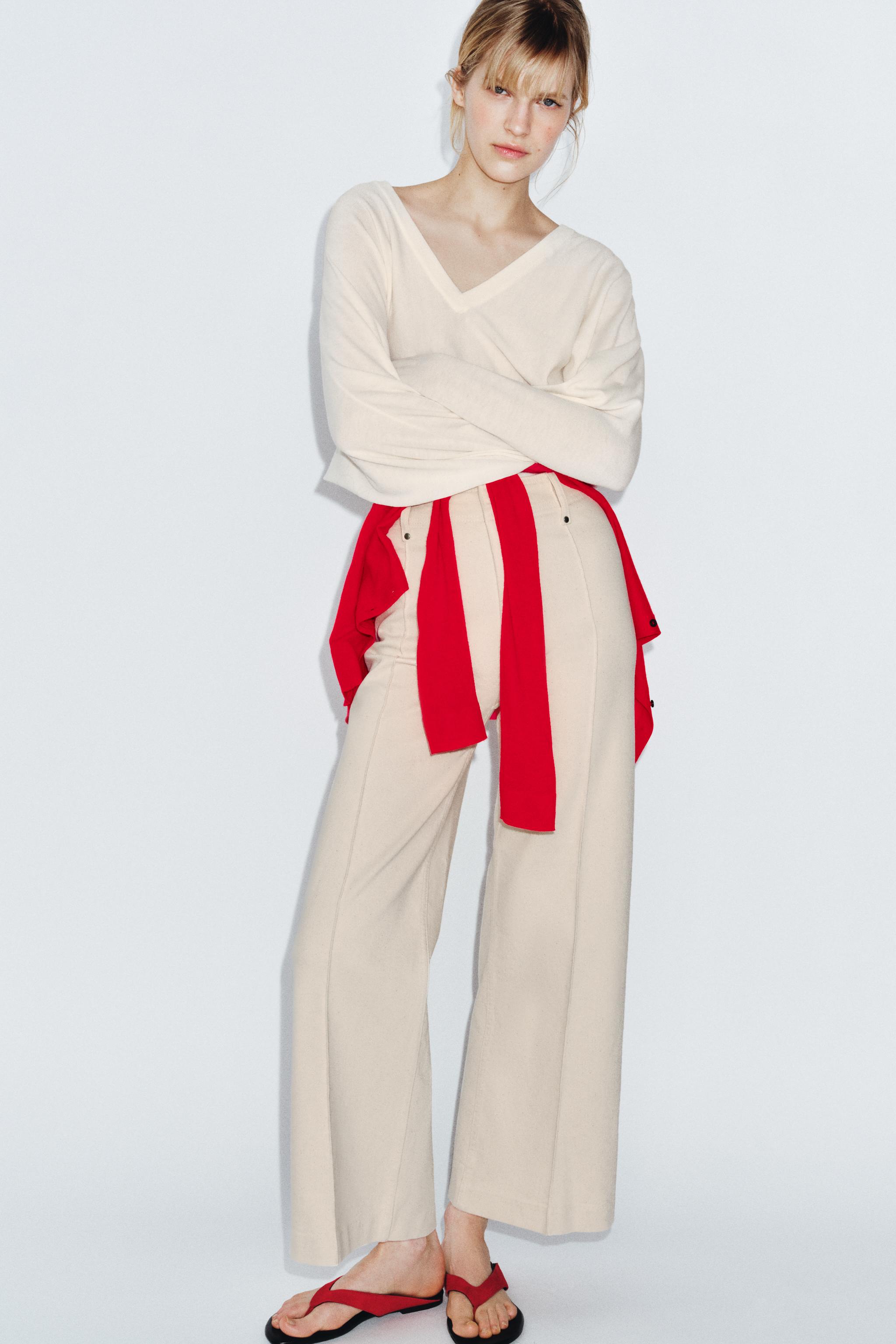ZW COLLECTION HIGH WAIST WIDE LEG JEANS